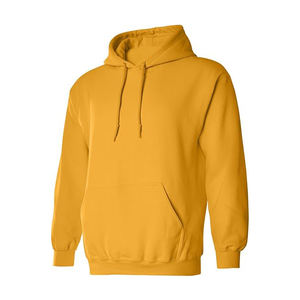 Sweat à capuche bleu sans ficelle en molleton de coton de haute qualité 400gsm, sérigraphie personnalisée vierge, sweats à capuche Boxy Fit surdimensionnés pour hommes - Product Image 3