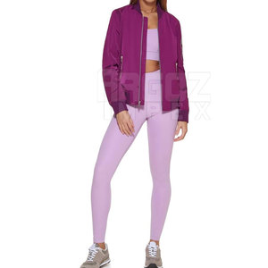 Dernière conception 100% polyester fait femmes Bomber veste imperméable en gros Bomber veste pour les femmes - Product Image 1