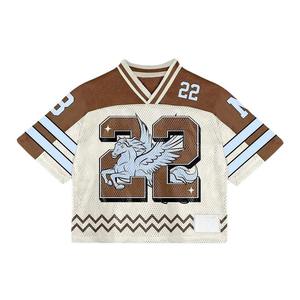 Uniforme de fútbol sublimado personalizado Conjunto de camiseta de fútbol ropa deportiva color blanco y azul - Product Image 4