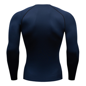 Haut à manches longues de compression de conception personnalisée pour hommes Rash Guard OEM Surf Gym Wear Vente en gros d'usine de haute qualité - Product Image 4