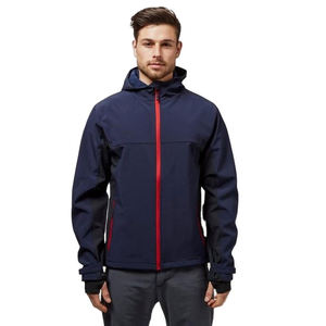 Veste Softshell légère et respirante pour hommes, hiver, pour les sports de plein air, col montant, fermeture éclair, coupe-vent, logo avant - Product Image 1