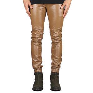 Pantalones de chándal para hombre Pantalones de cuero con logotipo personalizado para hombre Precio bajo Superventas Directo de fábrica Pantalones de cuero para hombre - Product Image 4