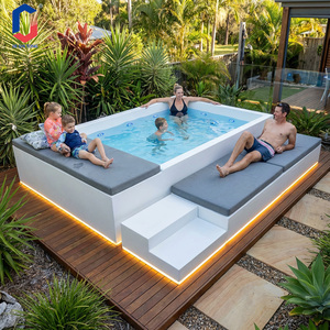 Durable eco-friendly above ground <b>lounge</b> <b>pool</b> sofa for villa homestay outdoor leisure with complete <b>pool</b> accessories <b>POOL</b> - Product Image 1