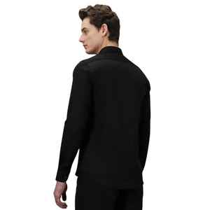 Chemise de créateur de séquence de fleurs noires de luxe pour hommes et femmes - Product Image 6