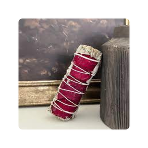 Salvia blanca con 7 Chakras Pétalos de Rosa Smudge Sticks 4 pulgadas a granel al por mayor para limpieza de meditación y curación espiritual - Product Image 5