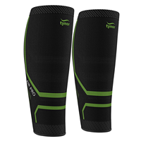 Acheter un soutien élégant pour mollet et tibia Air Pro avec un matériau en néoprène fabriqué en orange et vert