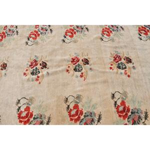 Tapis vintage, tapis turc 6,46x9,5 pieds, tapis persan en laine rouge - Product Image 5