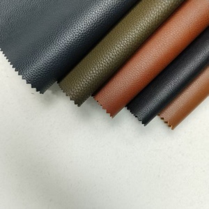 Muestra gratis cuero sintético superior texturizado duradero resistente a la abrasión cuero Pu para zapatos tela de cuero Artificial Pu - Product Image 3