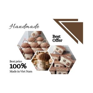 บ้านหวายม้วนแฮนด์เมด ราคาดีที่สุดจากเวียดนาม สินค้าขายดี สินค้าใหม่มาแรงจาก Blue Lotus Farm - Product Image 5