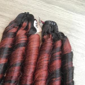 Bouncy Curly Ginger Virgin Hair HD Lace Front for Lace Long <b>Deep</b> <b>Wave</b> <b>Wig</b> for Women 250% Density - Product Image 1