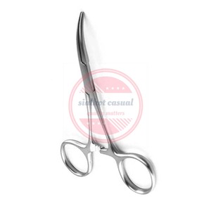 Pince à moustiques incurvée et droite Instruments dentaires médicaux en acier inoxydable - Product Image 2