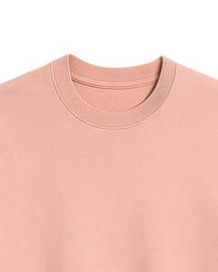 Sudadera de Felpa Rosa Melocotón para Mujer, Cuello Redondo, Manga Larga, Algodón Suave, Informal, Cálida para Invierno, Diseño Personalizado OEM - Product Image 5