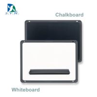 Tableau effaçable magnétique en plastique pour sublimation, base moulée intégrée, super fin, simple/double face, portable, rectangulaire
