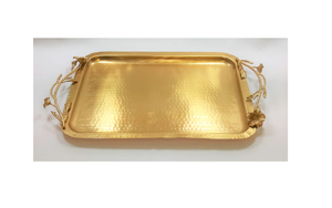 Plateau de service Décoration de la maison Noël Plateau en métal Forme ronde Vaisselle Ustensiles de cuisine Restaurants Fabricant en gros Fournisseur - Product Image 4