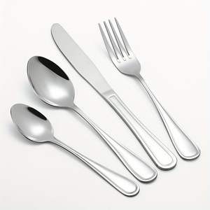 Ensemble de couverts en acier inoxydable pour restaurant, cuillère et fourchette, ensemble de couverts en acier miroir, fournisseur indien - Product Image 4