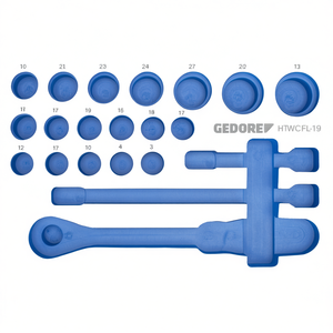 Gedore 1/2'' (21 Piezas) Inserto de Espuma Vacío para Estuches de Herramientas con Juego de Llaves de Tubo - Product Image 2