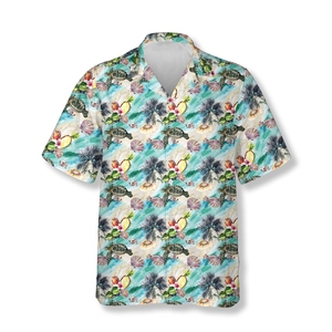 La última camisa hawaiana de verano para hombres, transpirable, elegante, estampado, informal, de manga corta, con botones, ropa de vacaciones de Resort - Product Image 2