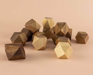 Juguete de madera natural Rocas de madera Piedras Tumi Ishi Juguete de madera Tumi Ishi Alto estándar para la exportación - Product Image 3