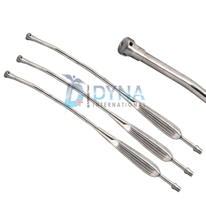 Ensemble de tubes d'aspiration Yankauer 3 pièces 14 "taille adulte | Instruments d'aspiration chirurgicale réutilisables | Certifié CE - Product Image 3