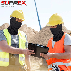 หน้ากากบาลาคลาวา SUPREX ENTERPRISES ป้องกันรังสียูวี ผลิตจากผ้าสแปนเด็กซ์ สำหรับผู้ชายและผู้หญิง ใช้ได้กับกิจกรรมกลางแจ้ง เช่น เล่นสกี ขี่มอเตอร์ไซค์ วิ่ง  น้ำหนักเบา - Product Image 4