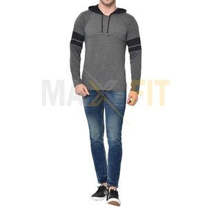 เสื้อฮู้ดแบบสวมหัวสำหรับผู้ชายเสื้อผ้าแนวสตรีทผ้าคอตตอนโพลีเอสเตอร์แฟชั่นล่าสุด - Product Image 6