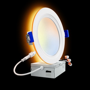 Lámpara de techo para exteriores, luz oom eedroom ndoor ixtures odern Light ownlight 27 27 Ed usic pepeaker AMP ULB - Product Image 1