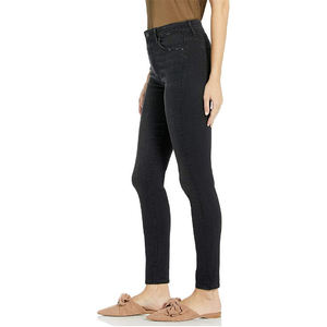 Novedad de 2025, pantalones vaqueros de algodón para mujer con logotipo personalizado, Vaqueros elásticos cómodos OEM ODM disponibles, pantalones Cargo de pierna ancha de talla grande media - Product Image 1