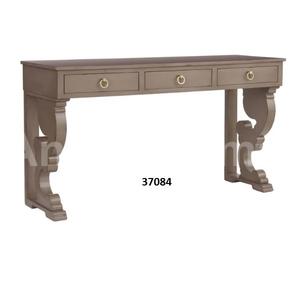 Ensemble de 2 tables gigognes rectangulaires modernes en métal noir massif décoratives pour la maison, le salon et le bureau. - Product Image 5