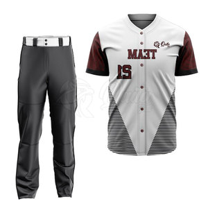 Factory-Made Unique Design Men's <b>Baseball</b> Uniforms Custom Logo Printed Breathable <b>Sets</b> - Product Image 1