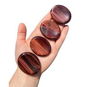 คริสตัลนิ้วหัวแม่มือเสือแดงคริสตัลบำบัดธรรมชาติ35x45นวดคริสตัลแบบพกพา - Product Image 4