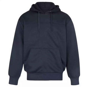 Sweat-shirt à capuche à manches longues en coton 100% pour hommes, pull surdimensionné brodé avec logo personnalisé pour l'hiver - Product Image 4