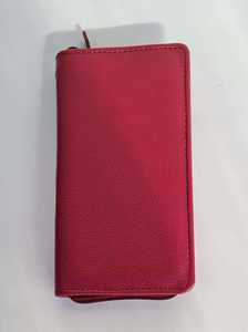 Porte-chéquier en cuir véritable marron avec fonction RFID longue poche pour carte et fermeture éclair pour fenêtre de carte d'identité nouvelle version - Product Image 4