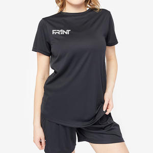 Chemise d'entraînement personnalisée de style UA pour femme légère et à séchage rapide avec caractéristique respirante à manches courtes - Product Image 1