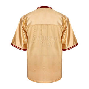 Jersey de malla Estilo clásico Paneles de malla Compresión flexible Anti retráctil Suave Transpirable 100% Poliéster Secado rápido - Product Image 6