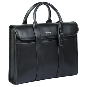 Sac à dos scolaire intelligent en cuir imperméable SAKOS moderne pour usage professionnel avec fermeture à poignée et design compact - Product Image 2