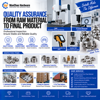 Pièces usinées CNC avec vérification des matériaux, inspection dimensionnelle et contrôle qualité complet du processus