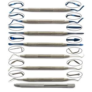 Kit d'instruments de tunnelisation Mauri pour chirurgie gingivale, éleveurs parodontaux, couteaux de gingivectomie, implant dentaire - Product Image 1