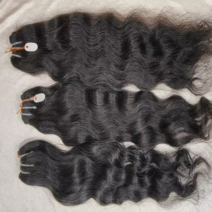 วิกผมคนแท้ขนาด100กรัม28นิ้วผมคนแต่งหนังกำพร้าสีน้ำตาล - Product Image 1