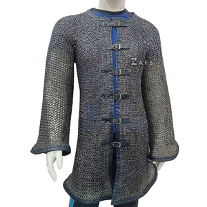 เสื้อเชิ้ตโซ่สเตนเลสสตีลงานทำมือสำหรับการฟื้นฟูประวัติศาสตร์และเครื่องแต่งกายขายส่งราคา - Product Image 2