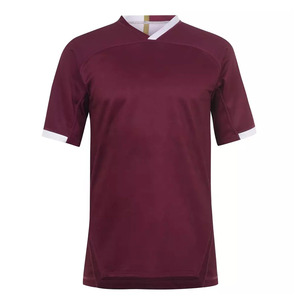 Chemises de rugby d'entraînement en polyester 100% respirantes de haute qualité personnalisées Maillots de football unis avec logo et couleur personnalisés Unisexe Adulte - Product Image 3