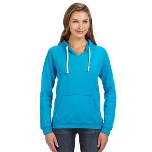 Sudaderas de Invierno para Mujer, Cuello Redondo, Felpa de Algodón 100%, 400G, Corte Holgado, con Cordón Ajustable, Color Blanco - Product Image 1