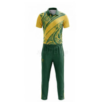 Nouvel uniforme de cricket pour hommes, design élégant personnalisé pour équipe, matériau léger et respirant de haute qualité, impression par sublimation, service OEM