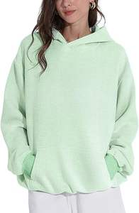 Sudaderas con capucha informales de invierno para hombre Color sólido 100% algodón Ajuste regular con diseño de bolsillo Secado rápido y transpirable - Product Image 2