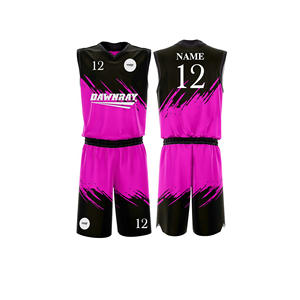 Ensemble d'habillement de basketball professionnel personnalisé, jersey et short en polyester respirant à séchage rapide, vêtements de sport d'équipe pour hommes, femmes et jeunes - Product Image 4