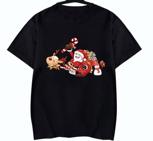 Conceptions de Noël impression DTF transfert de chaleur vinyle prix usine père noël PET FILM patchs de transfert de chaleur pour vêtements - Product Image 4