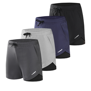 Nouveaux shorts de sport d'été pour hommes séchage rapide Double couche décontracté hommes en plein air course Fitness pantalon de basket-ball - Product Image 6