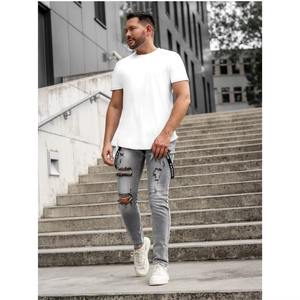 Jeans slim fit pour homme en marque propre |   Fabricant de pantalons en jean OEM/ODM personnalisés du Pakistan - Product Image 4