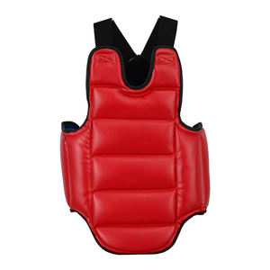 Offre Spéciale gros pas cher Top qualité Durable karaté poitrine garde corps protection en cuir boxe Sanda poitrine protecteur épaissi - Product Image 4