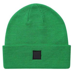 Gorros de Punto para Hombre, Diseño Jacquard de Color, Logotipo Personalizado, Gorros de Invierno Hechos de 100% Algodón, Gorro Unisex para Adultos - Product Image 1