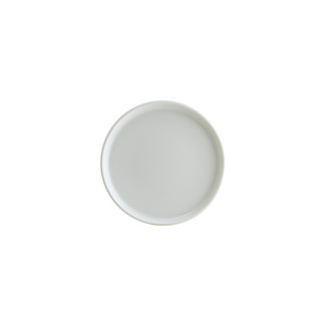 Plato Plano de Porcelana Blanca Bonna Hygge de 22 cm, Diseño Nórdico Elegante, Plato para Servir y Comer en Fiestas - Product Image 1